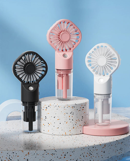 Mini ventilador humidificador portátil