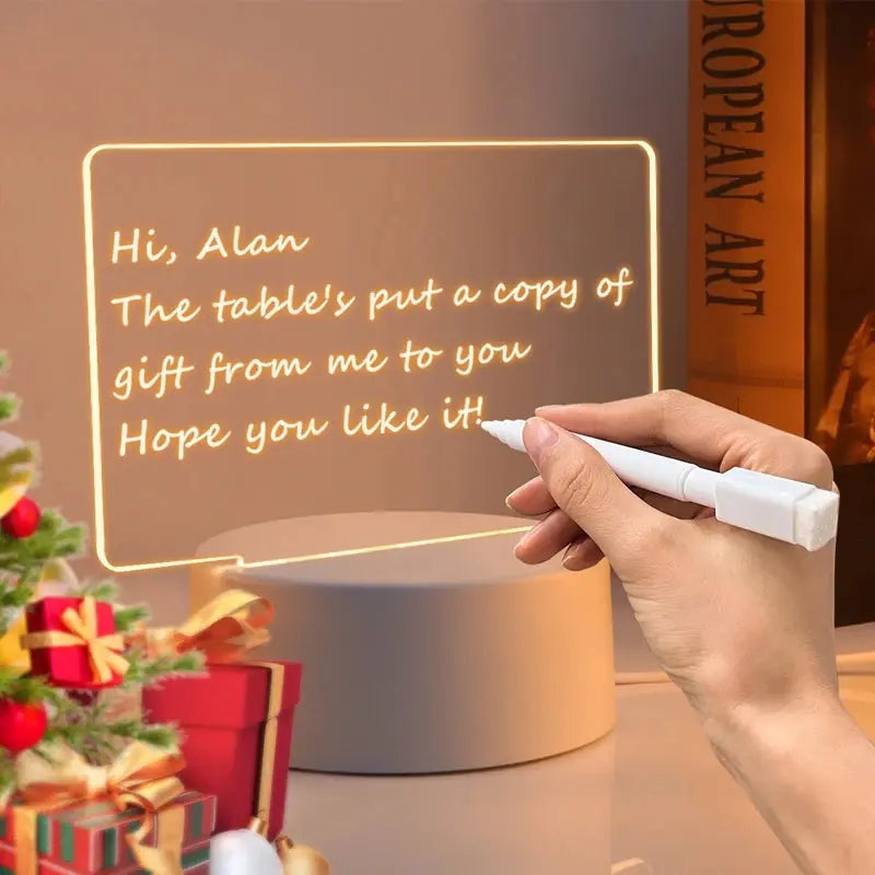 Escritura LED creativa