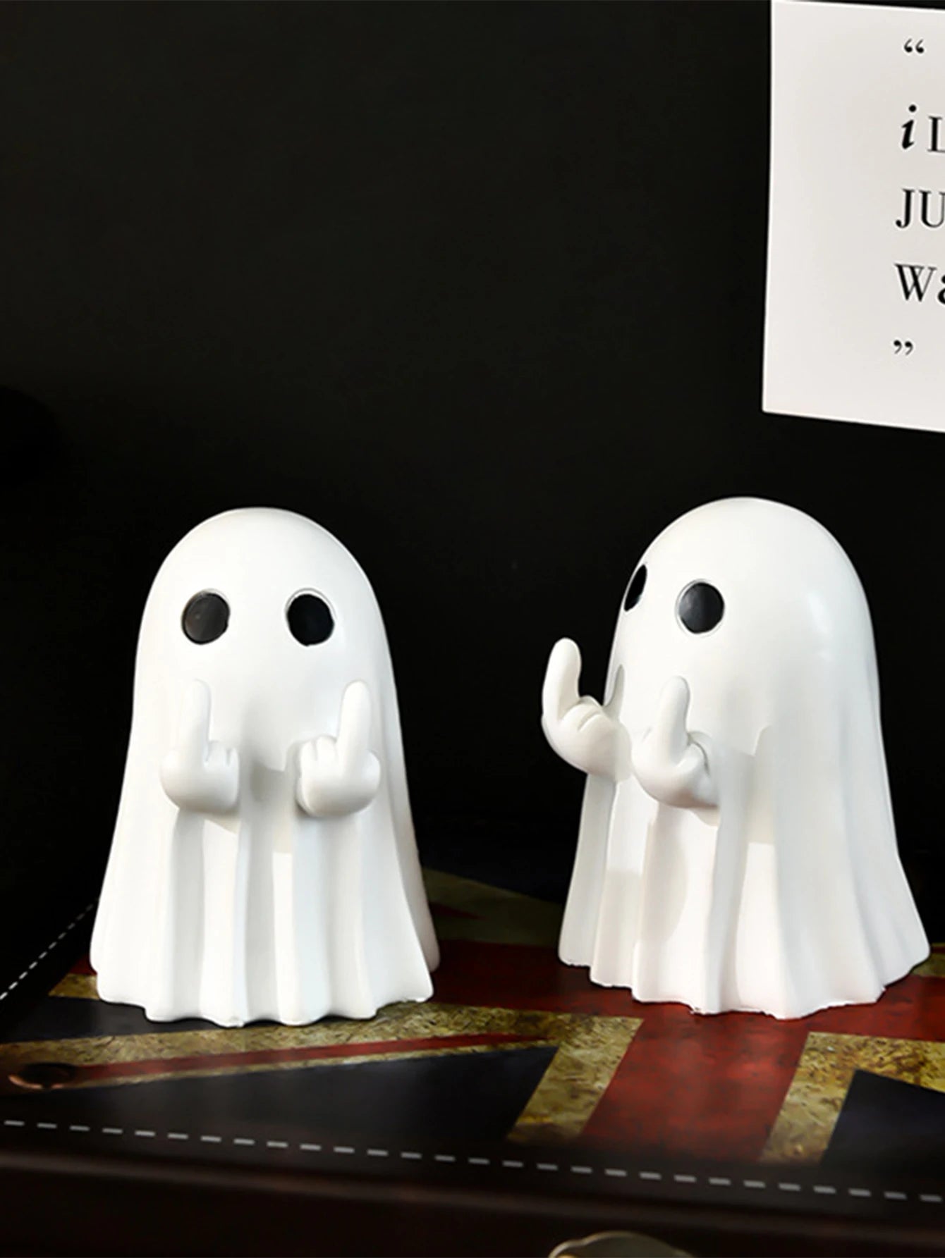 estatua fantasma divertida