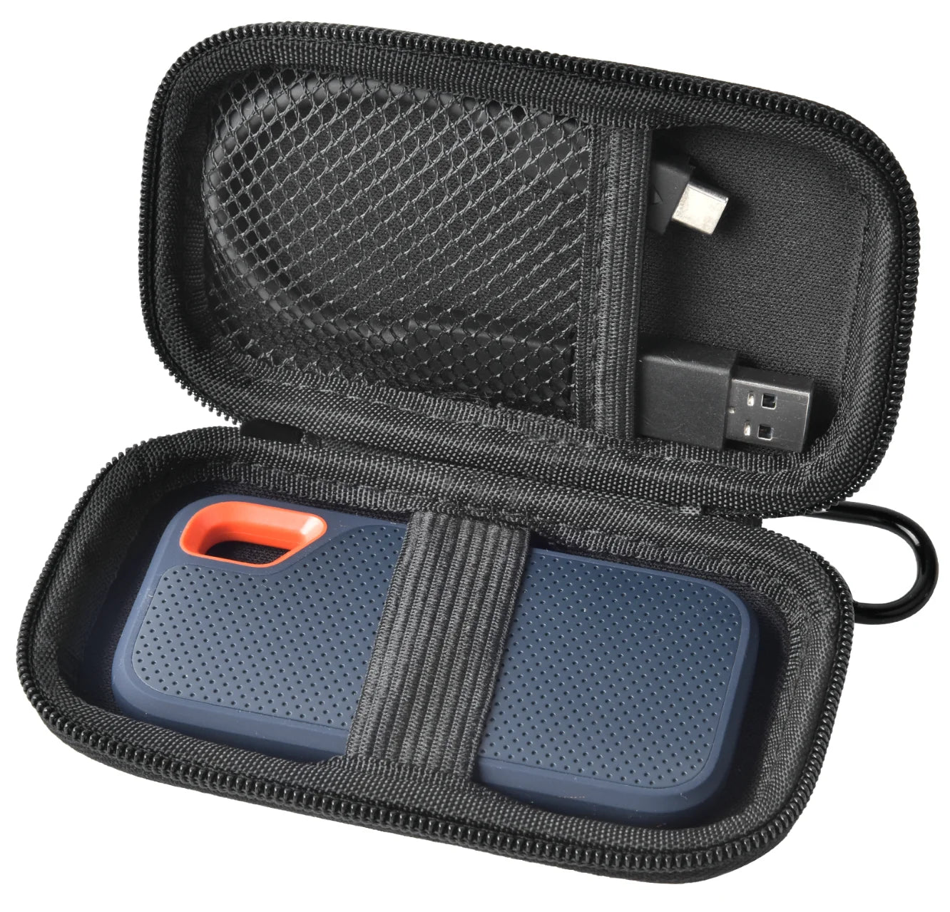 Estuche rígido compatible con SSD externo portátil