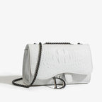 Sequin Chain Flap Bag