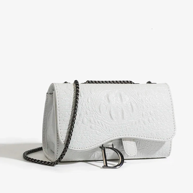 Sequin Chain Flap Bag