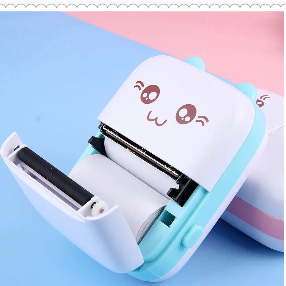 Mini impresora térmica inalámbrica Bluetooth de 203 ppp