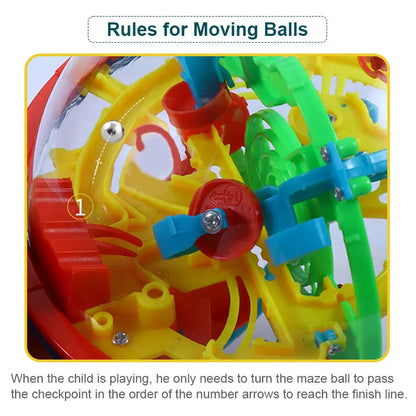 Mini laberinto de bolas