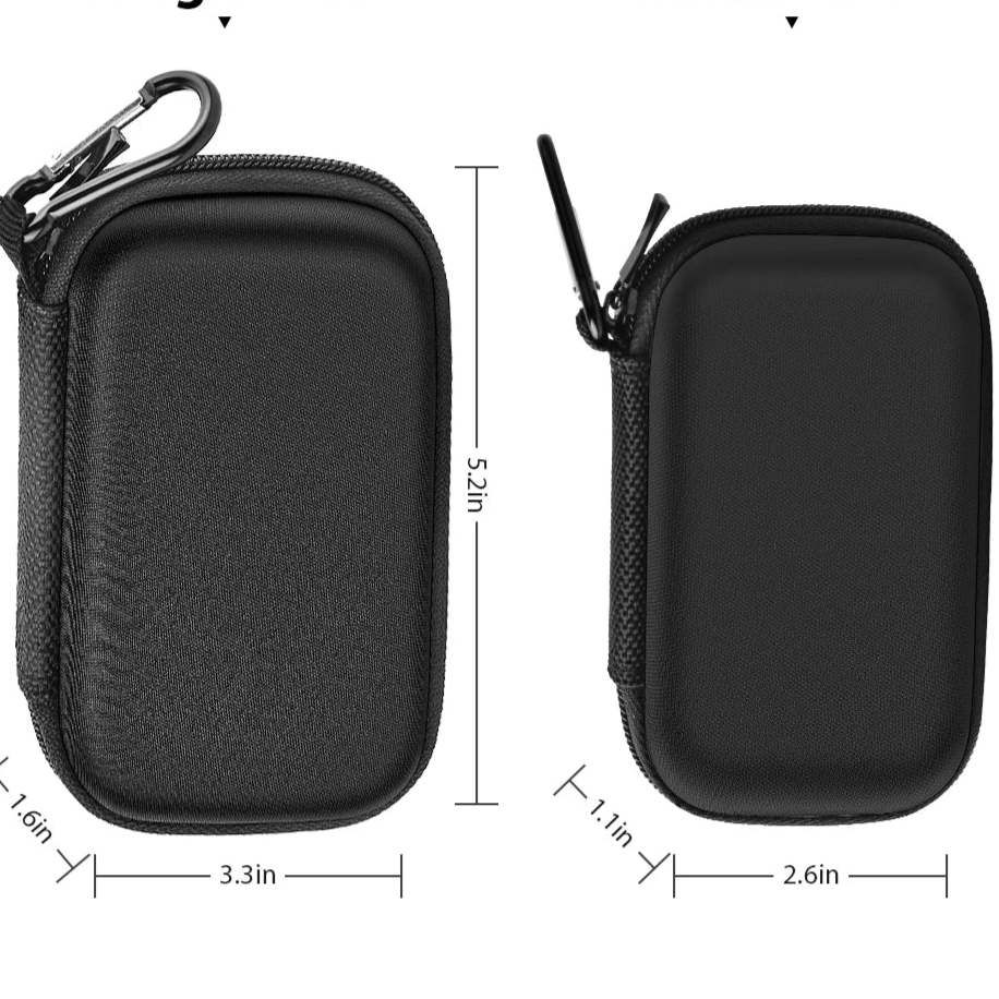 Estuche rígido compatible con SSD externo portátil