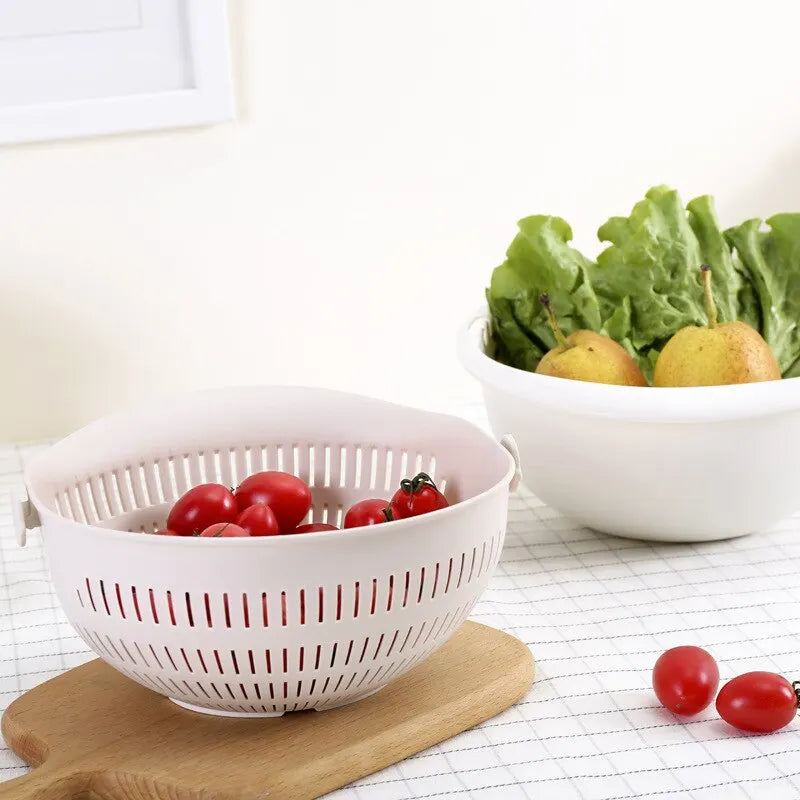 cesta de drenaje de frutas y verduras