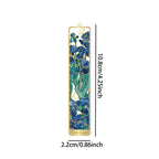 Floral Metal Bookmark with Tassel