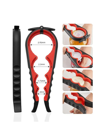 Abrelatas multifuncional cuatro en uno