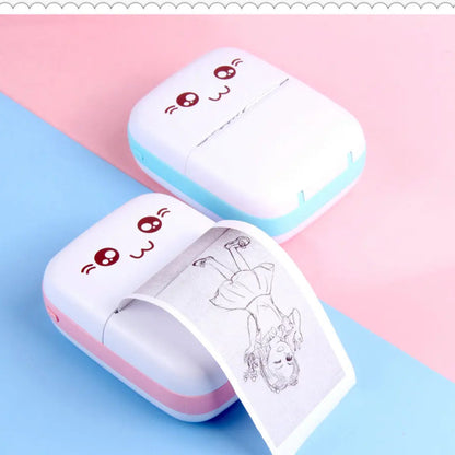 Mini impresora térmica inalámbrica Bluetooth de 203 ppp
