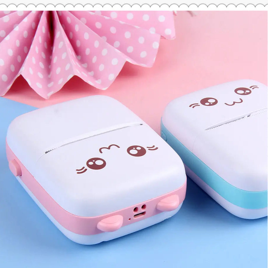 Mini impresora térmica inalámbrica Bluetooth de 203 ppp