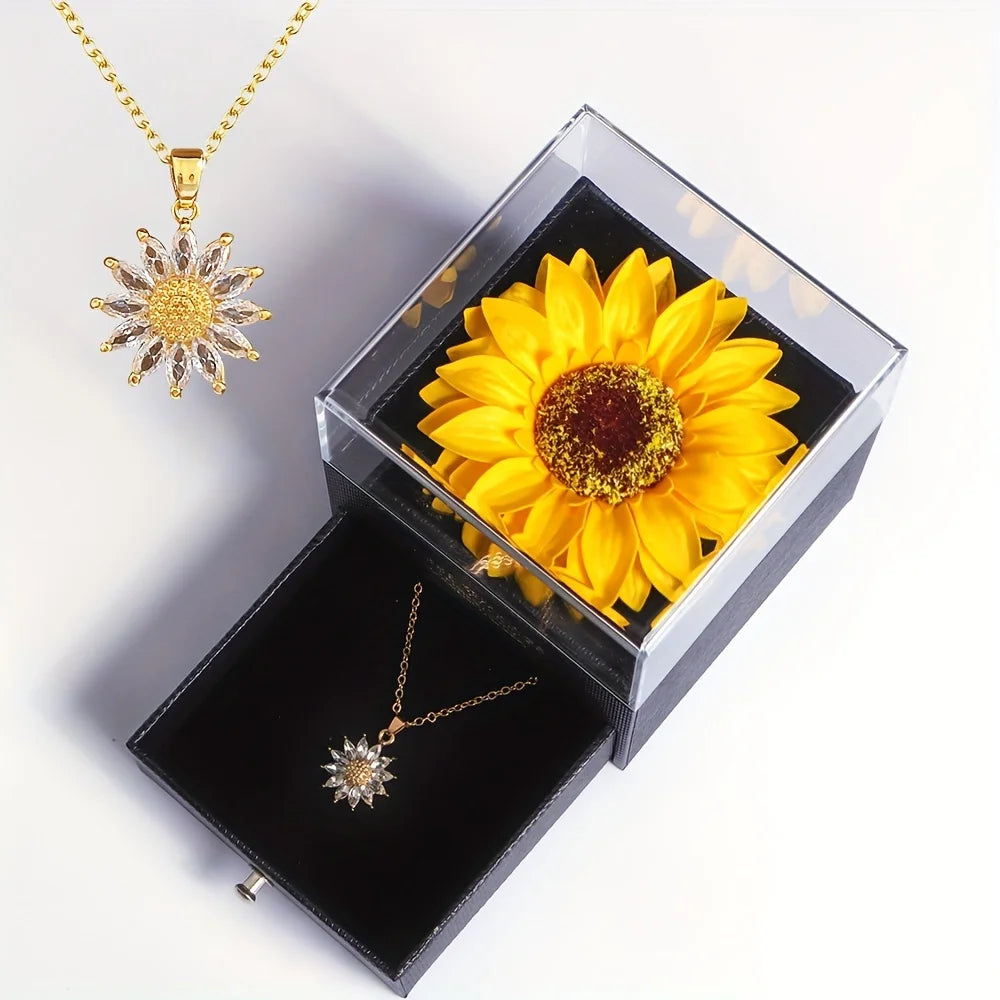 collar de girasol