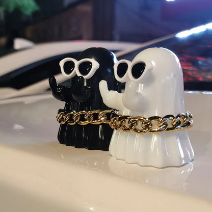 estatua fantasma divertida