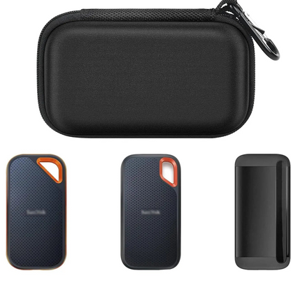 Estuche rígido compatible con SSD externo portátil