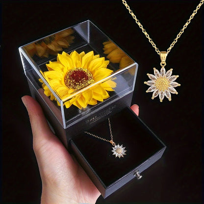 collar de girasol
