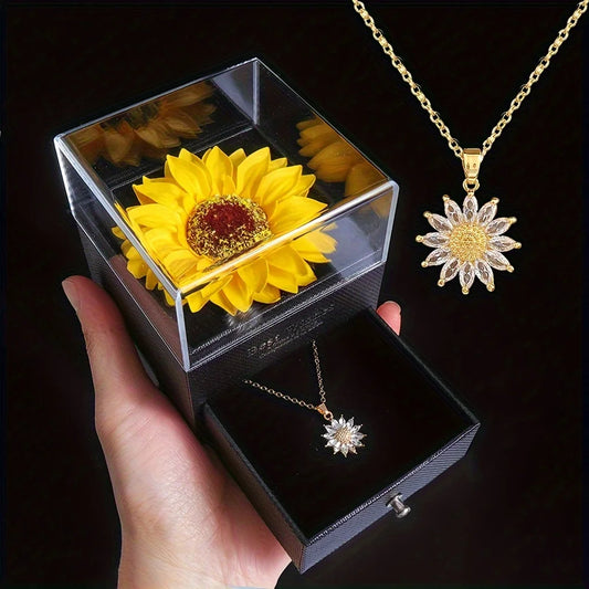 collar de girasol