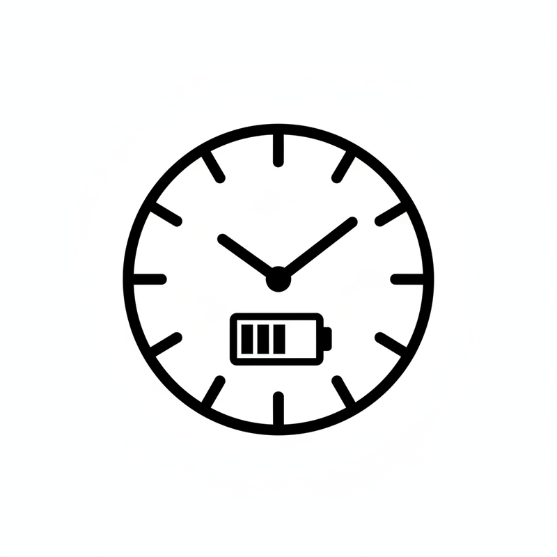 Battery duration icon