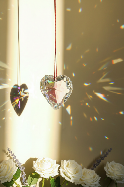 Dois cristais transparentes