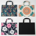Four prints flat lay