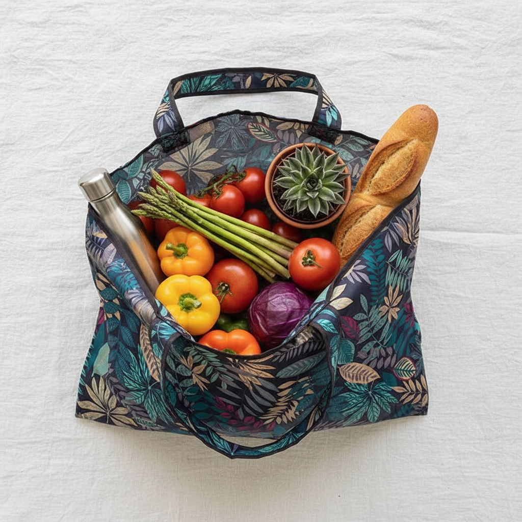 Market flat lay