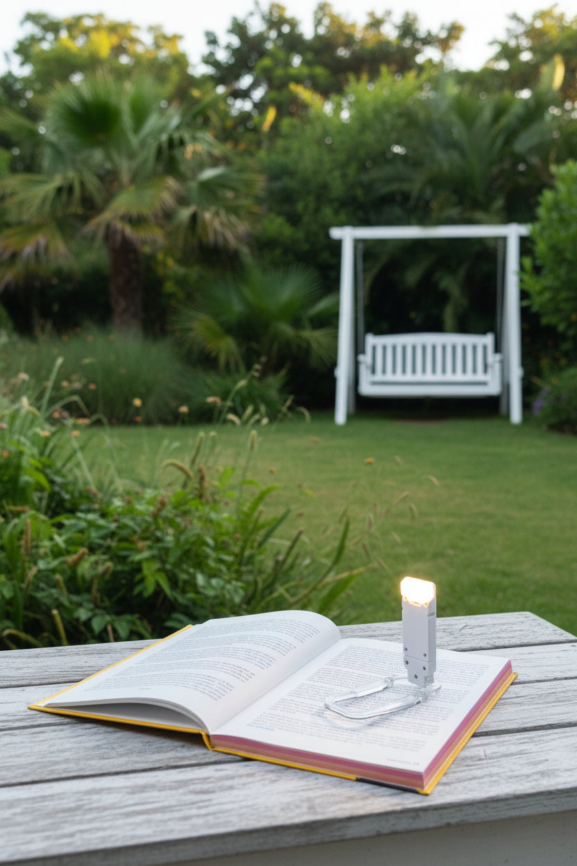 Lumifold, luz de libro portatil